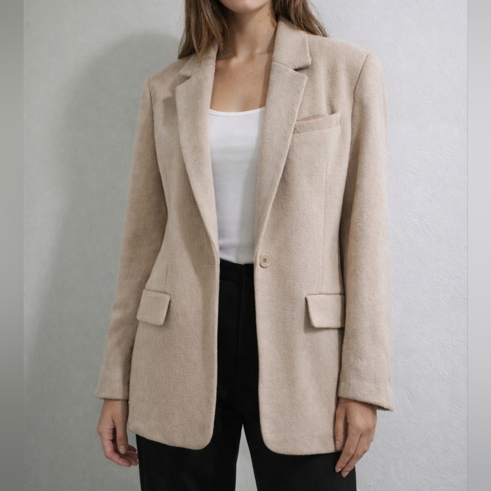 FRNCH Paris Oversized Blazer Jacket Size Small